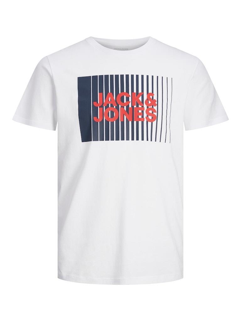 Jack & Jones Mens 'Crop' T-Shirt in White