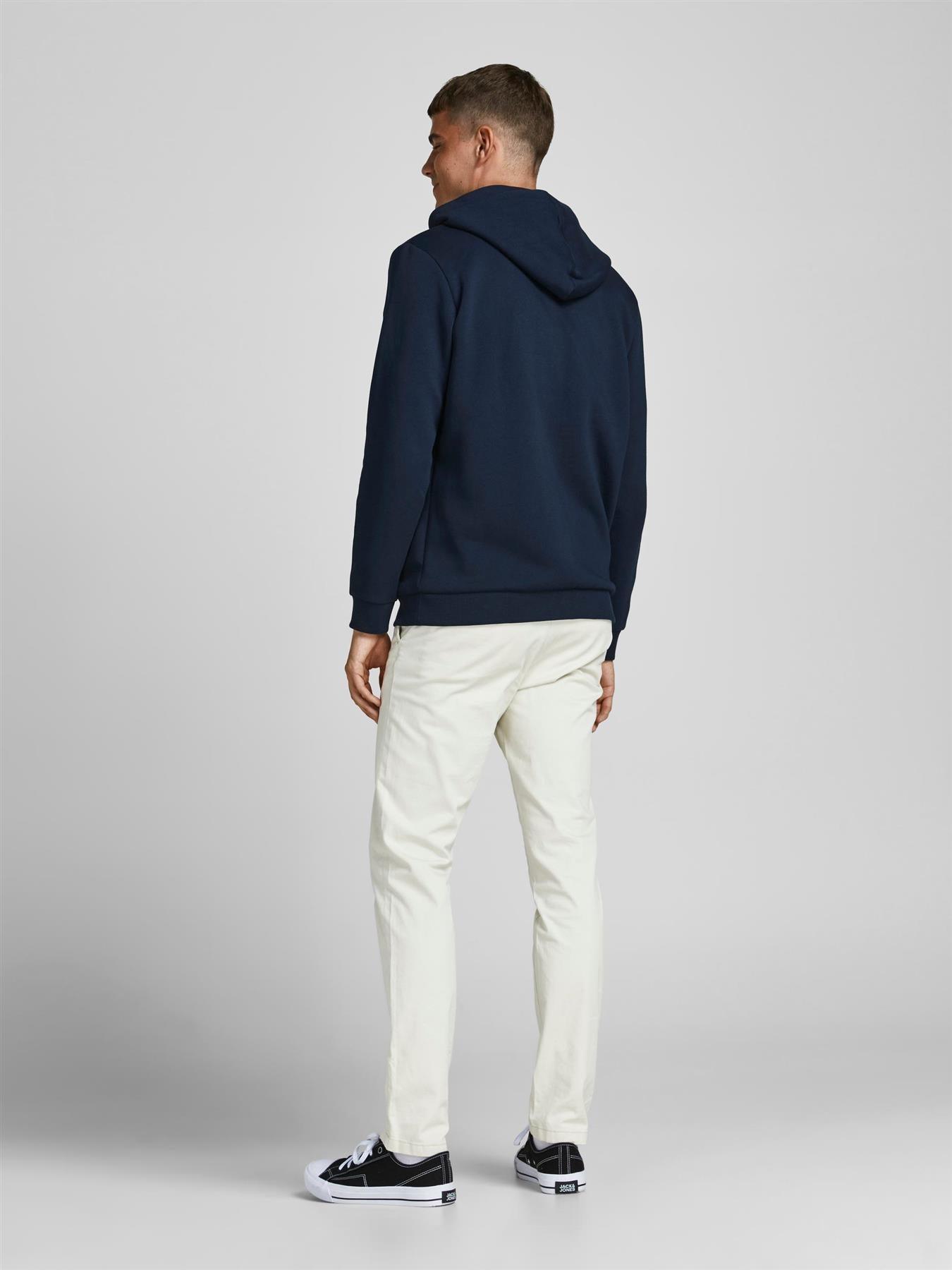 Jack & Jones Mens 'Bank' Hoody in Navy