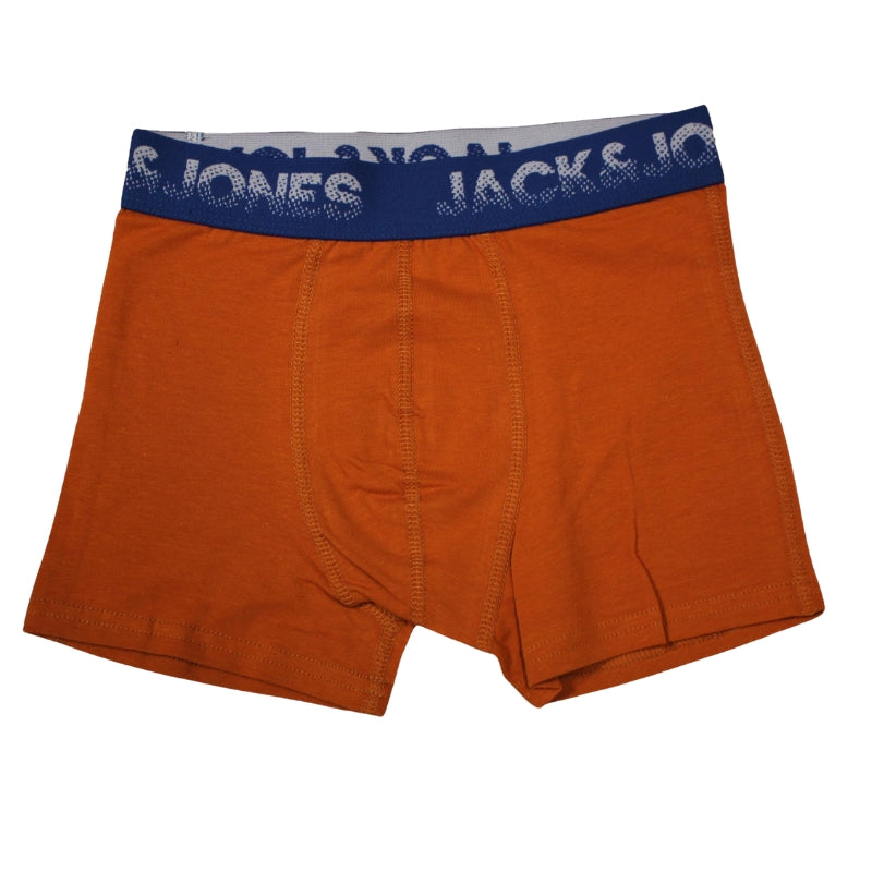 Jack & Jones Boys' Trunks Multipack Pack of 5 Cotton Underwear Briefs for Kids