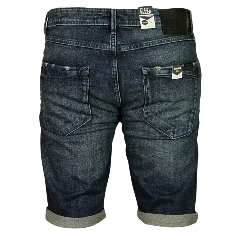 DML Men's Ripped Denim Shorts Size 28-38, Stretchable, Casual Summer Jean Shorts.