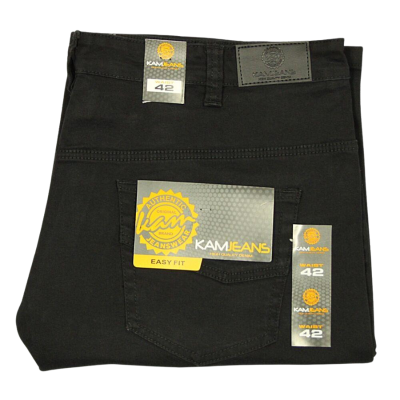 Kam Men's Big & Tall Easy Fit Chino Shorts: Knee-Length Casual Half Pants, Available in Waist Sizes W40-W70