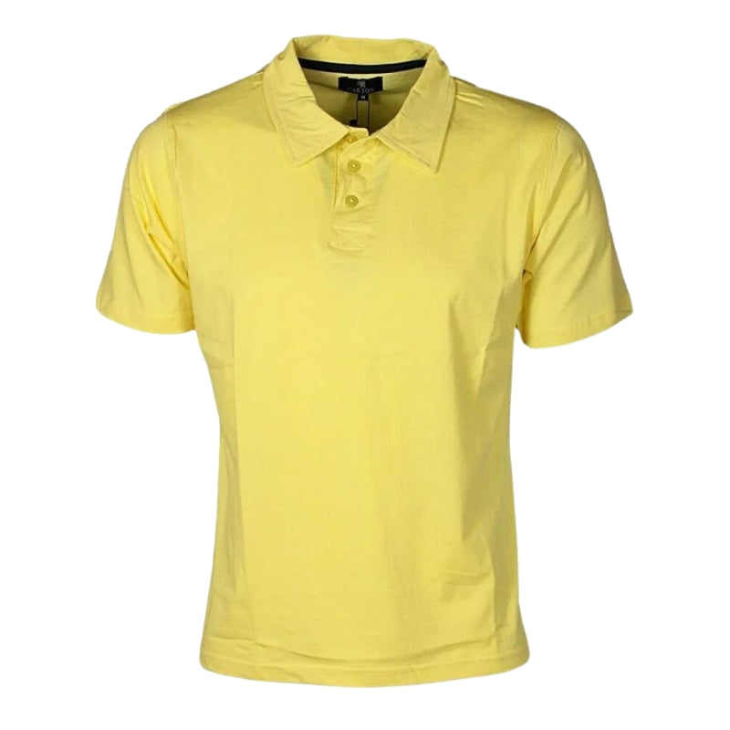 Carson Men's Polo Shirts Classic 100% Cotton Plain-Colored Smart Sports Tees in Sizes M-2XL