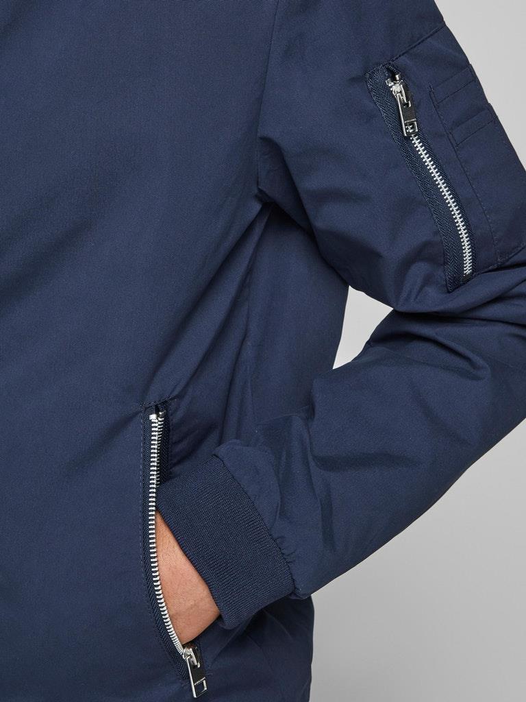 Jack & Jones Mens 'Rush' Bomber Jacket in Navy