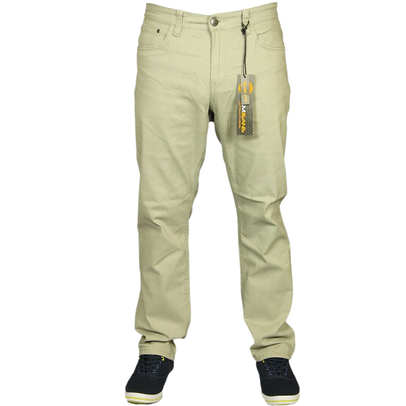 Brand New with Tags: KAM Stretch Chinos Jeans, Straight Leg, Available in 8 Colors - Black, Grey, White, Navy, Ink.