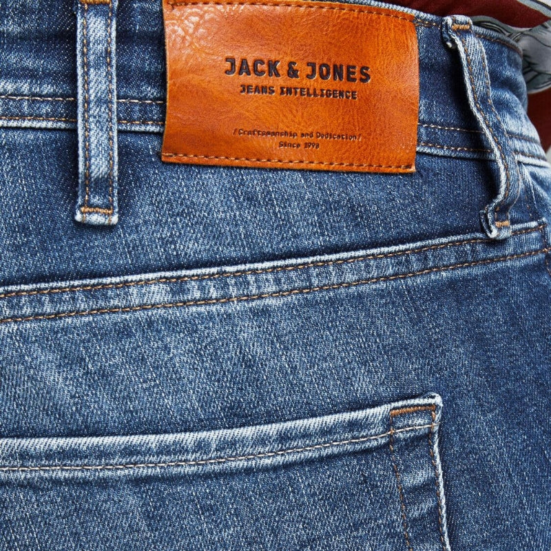 Jack & Jones Men's Big and Tall Regular Fit Jeans Blue Denim Pants, Sizes 44