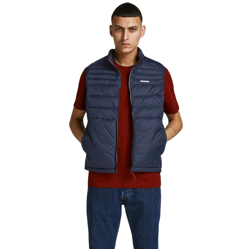 Jack & Jones Men's Gilet Lightweight Padded Sleeveless Body Warmer Jacket