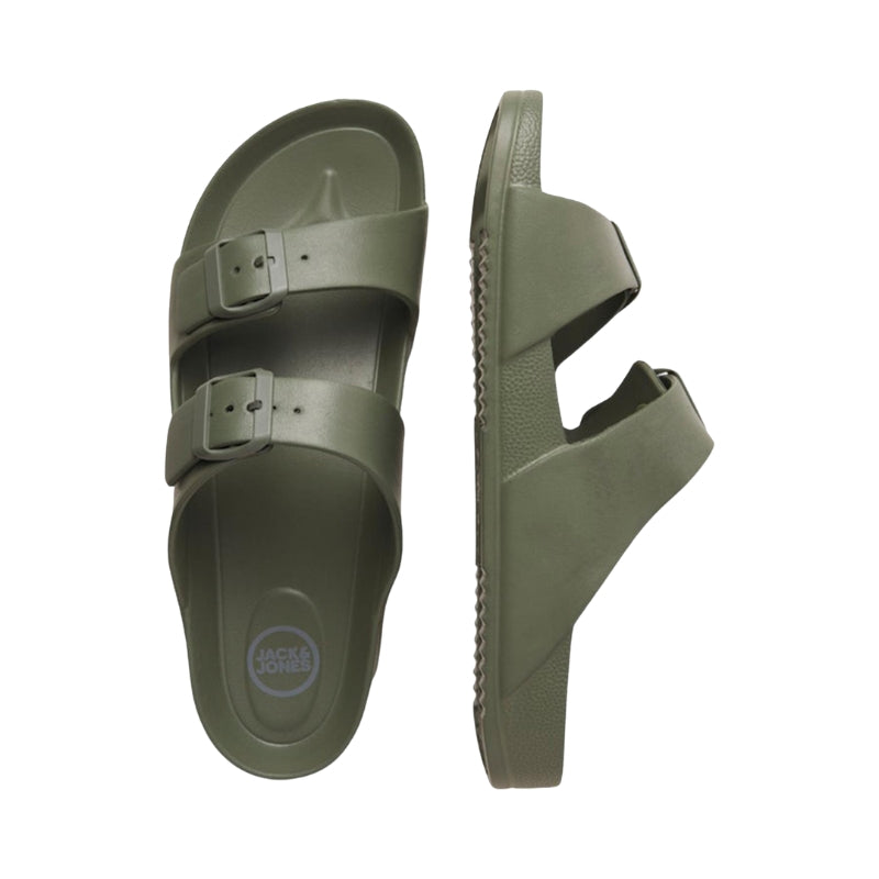 Men's Slide Sandals with Two Adjustable Straps, Suitable for Indoor and Outdoor Use, Available in Sizes 6UK to 12UK