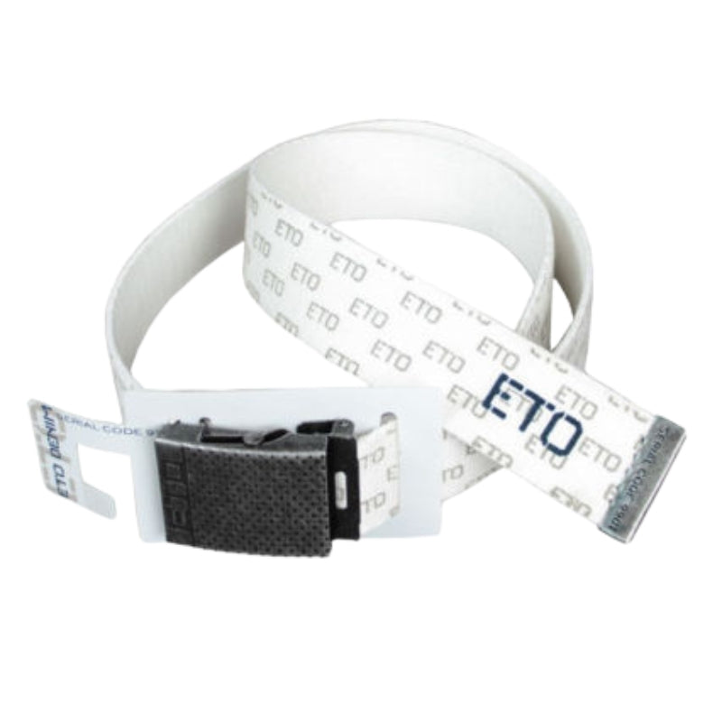 ETO Men's Designer Branded Smart Casual Belt with Adjustable Buckle in Black