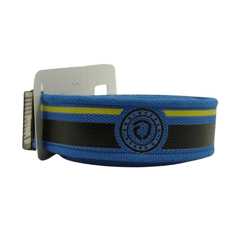 ETO Men's Designer Canvas Belt with Adjustable Buckle, One Size Fits All, Perfect for Jeans