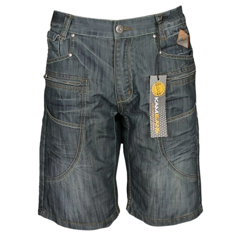 Kam Big Size Men's Cargo Combat Shorts: Regular Fit Denim Work Half Pants, Sizes 30-60