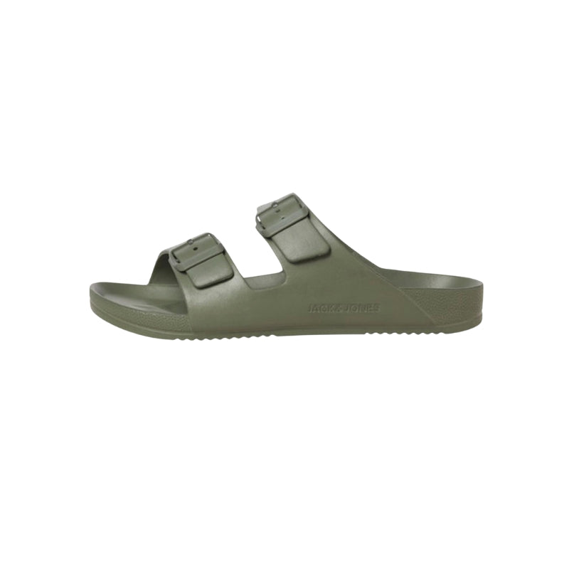 Men's Slide Sandals with Two Adjustable Straps, Suitable for Indoor and Outdoor Use, Available in Sizes 6UK to 12UK