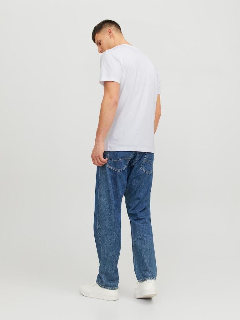 Jack & Jones Mens 'Crop' T-Shirt in White