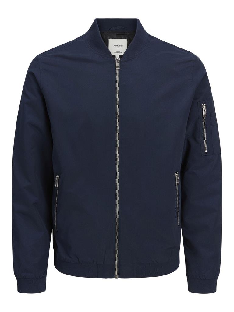 Jack & Jones Mens 'Rush' Bomber Jacket in Navy