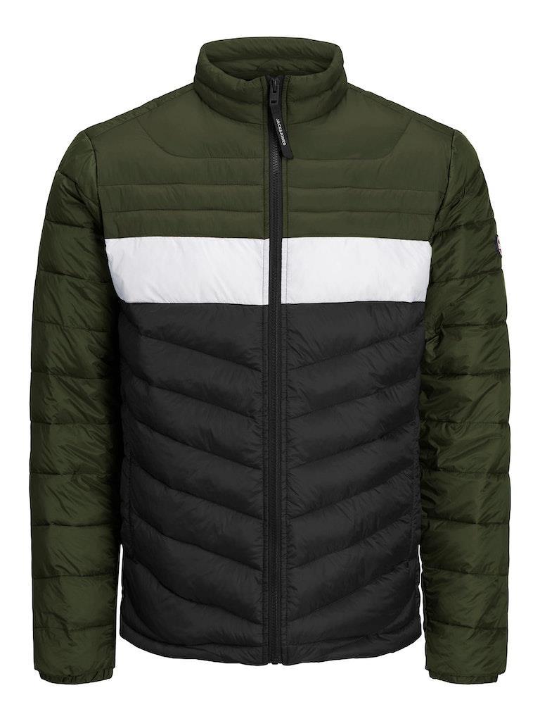 Jack & Jones Mens 'Hero' Collared Jacket in Green