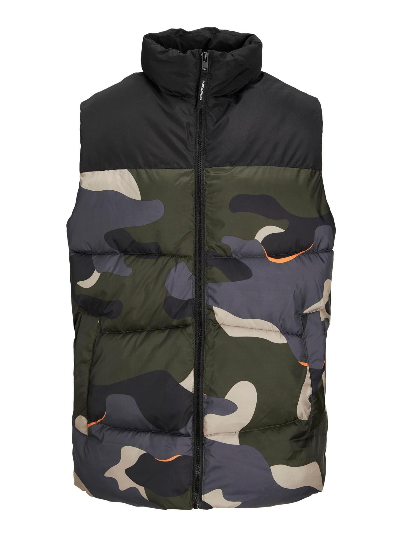 Jack & Jones Mens 'Chilli' Gilet in Camo