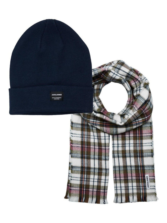 Jack & Jones 'Frost' Hat & Scarf Gift Box - VR2 Clothing
