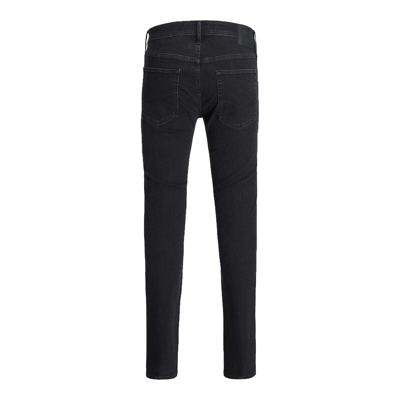 Jack & Jones Mens 'Mike' Jeans in Black Denim