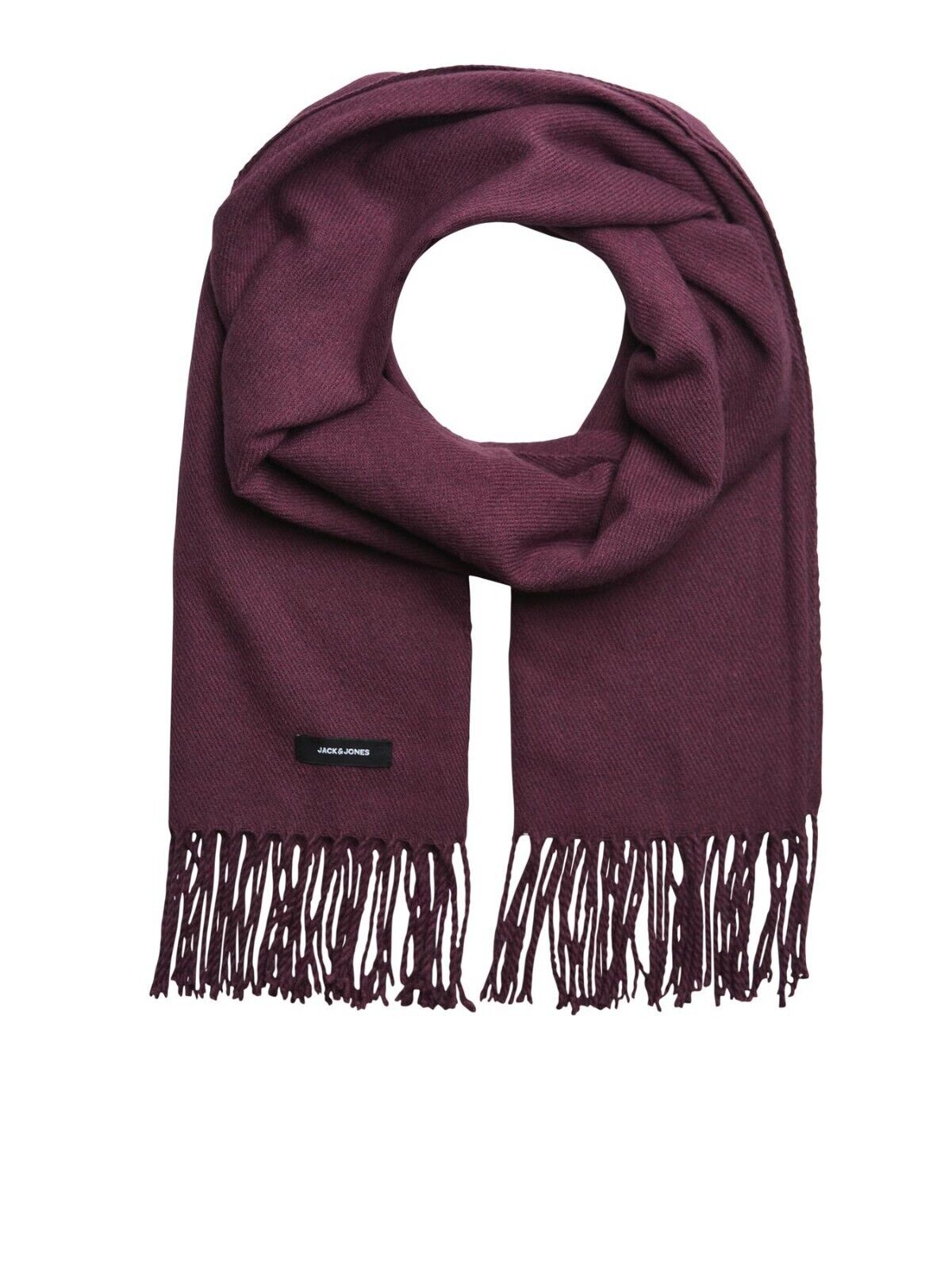 Jack & Jones 'Solid' Scarf in Red - VR2 Clothing