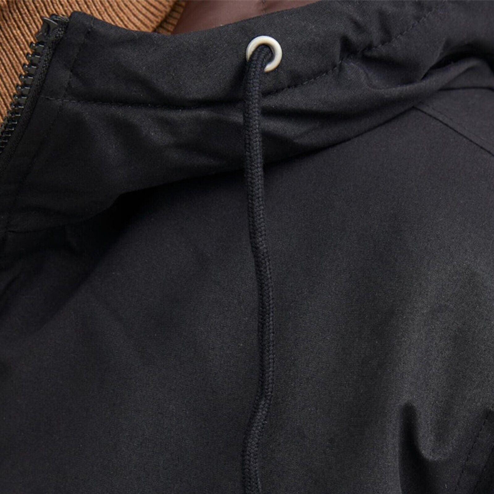 Jack & Jones Mens 'Loop' Parka Jacket in Black - VR2 Clothing