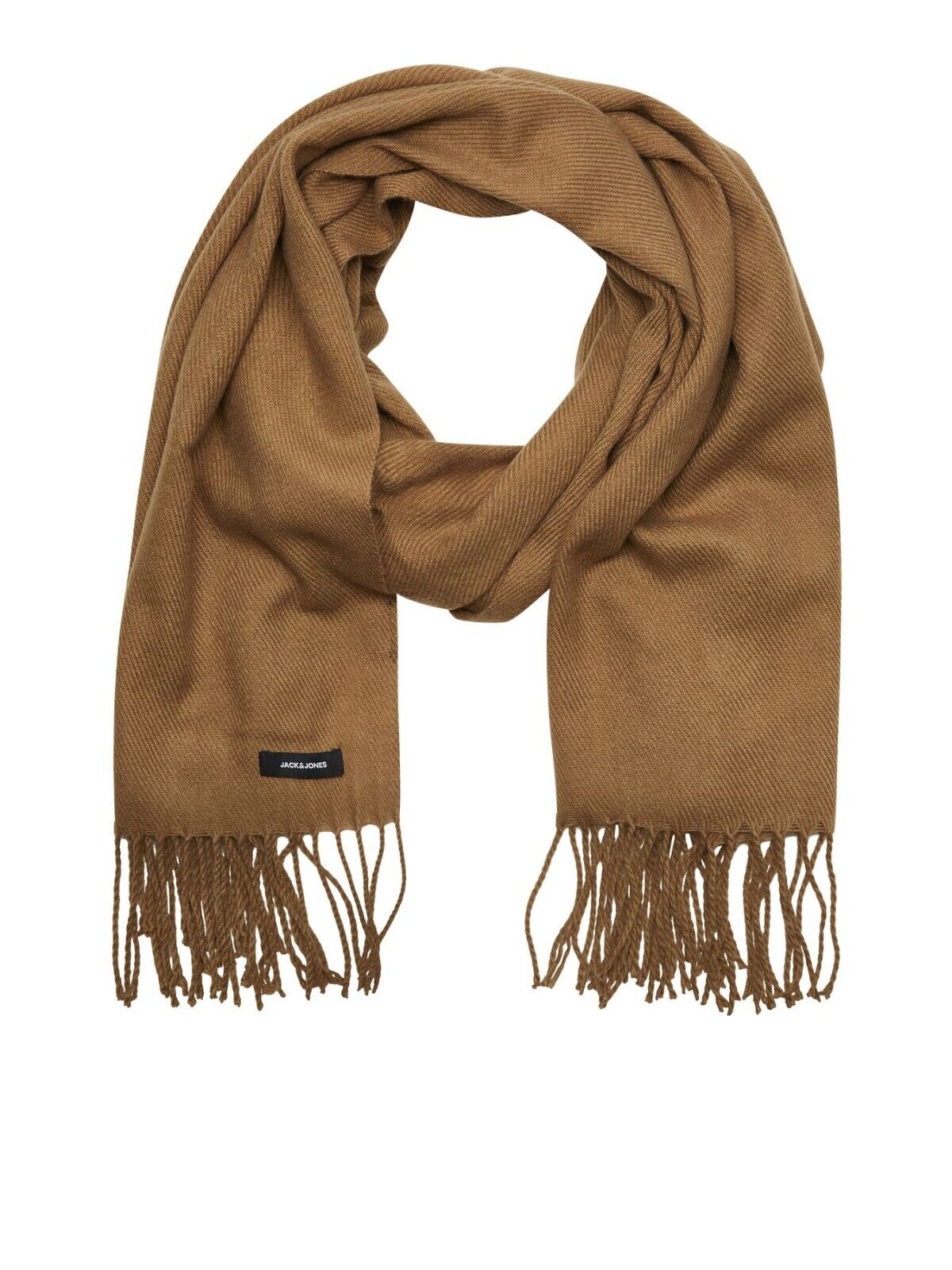 Jack & Jones 'Solid' Scarf in Rubber