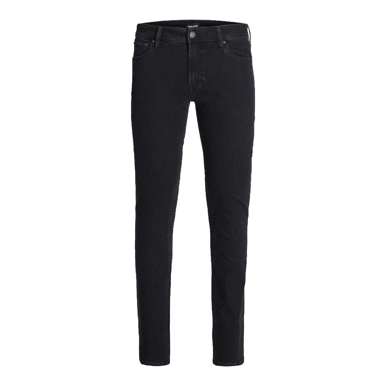 Jack & Jones Mens 'Mike' Jeans in Black Denim